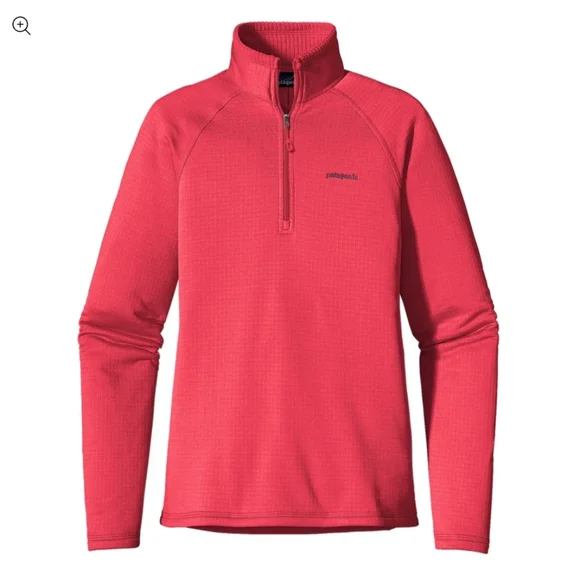Patagonia R-1 Vibrant Pink Half-Zip Fleece Women's XS Athleisure Outdoor - Picture 1 of 7